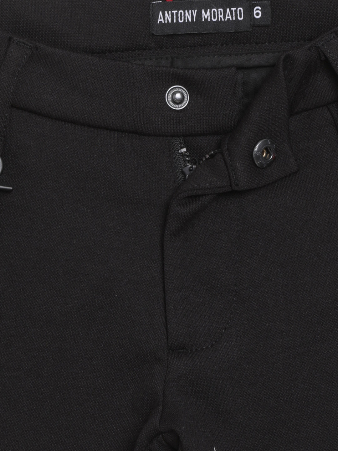 Antony Morato Boys Black Skinny Fit Joggers Trousers