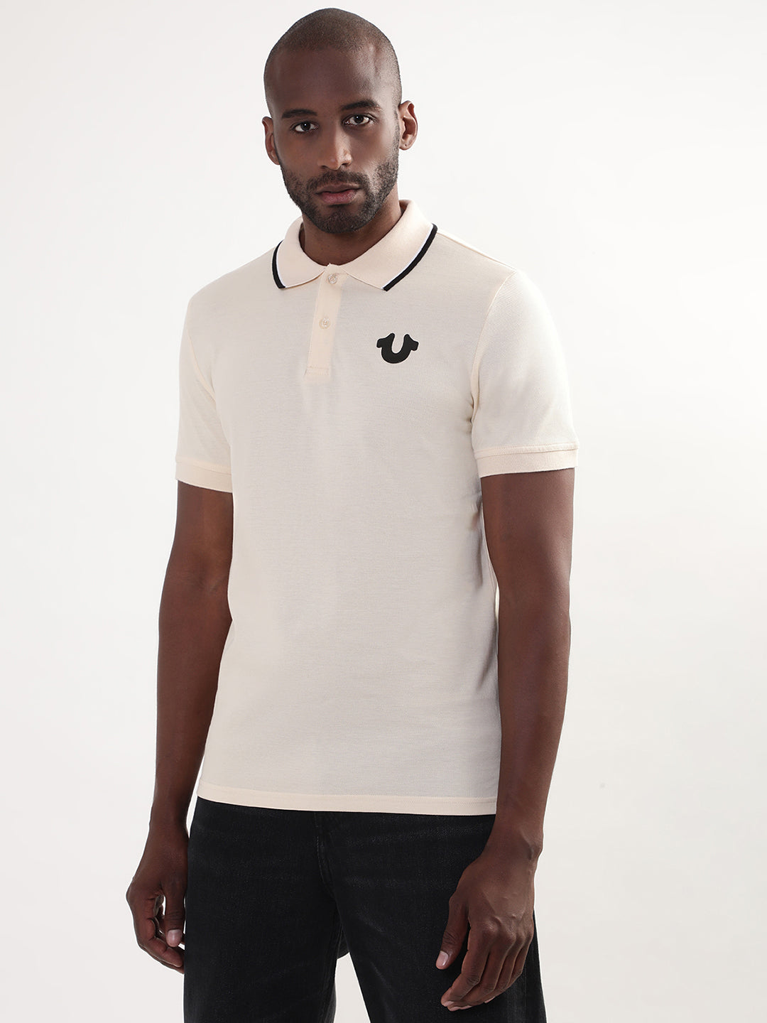 True Religion Vanilla Regular Fit Polo T-Shirt