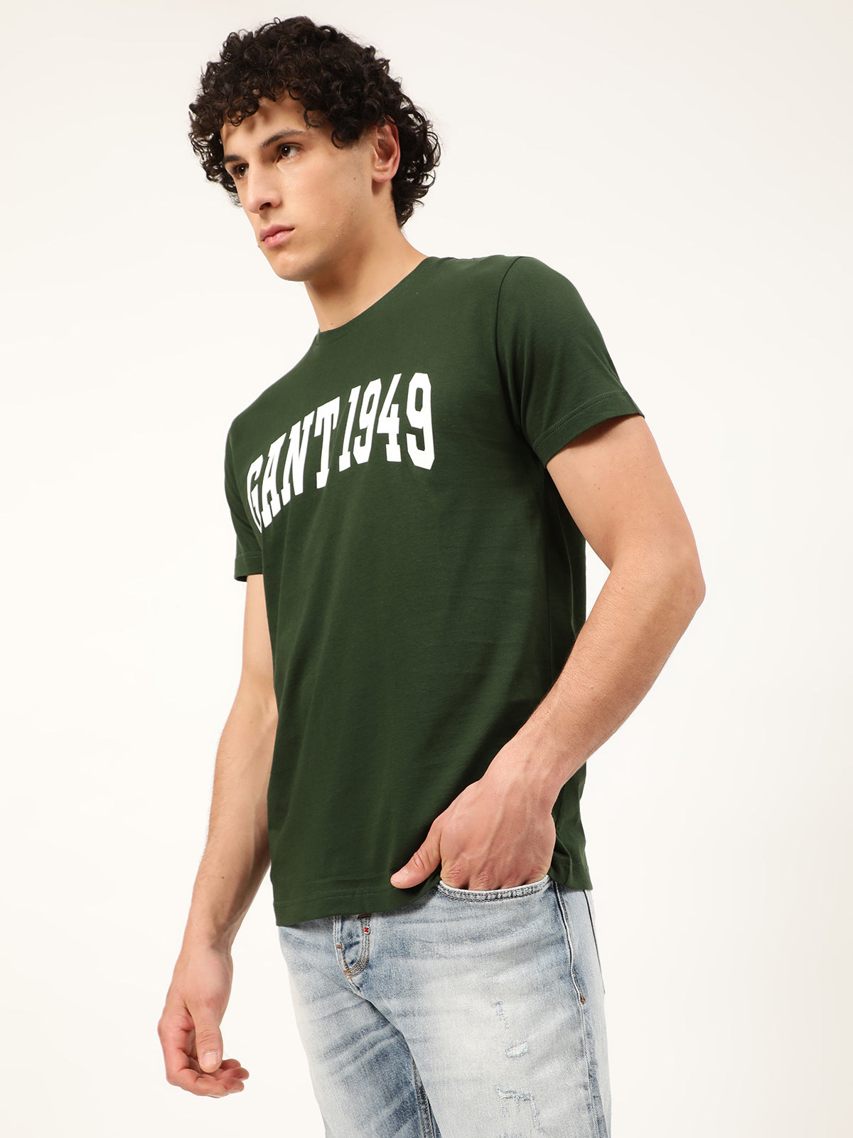 Gant Green Logo Regular Fit T-Shirt