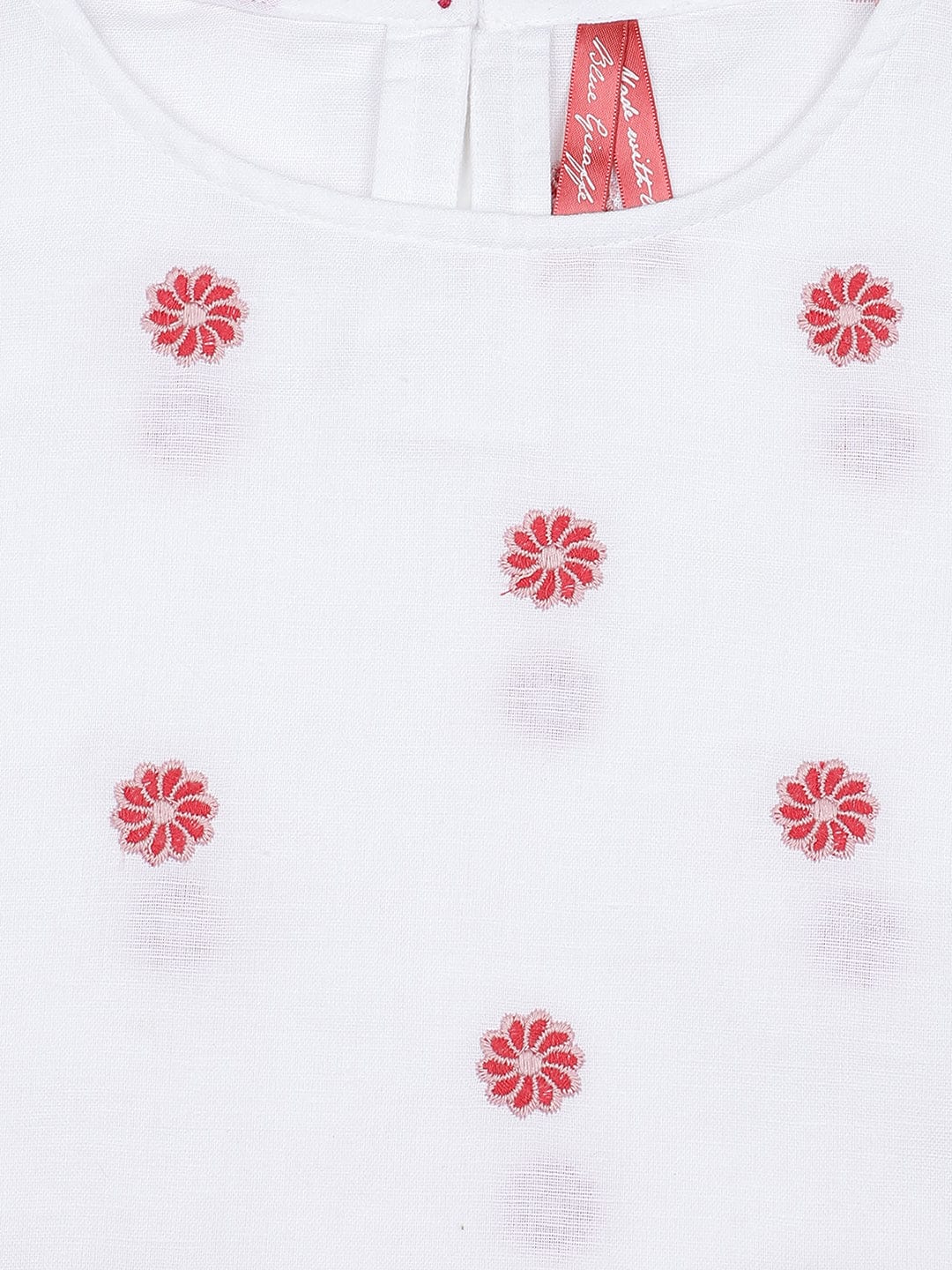 Blue Giraffe Girls Top