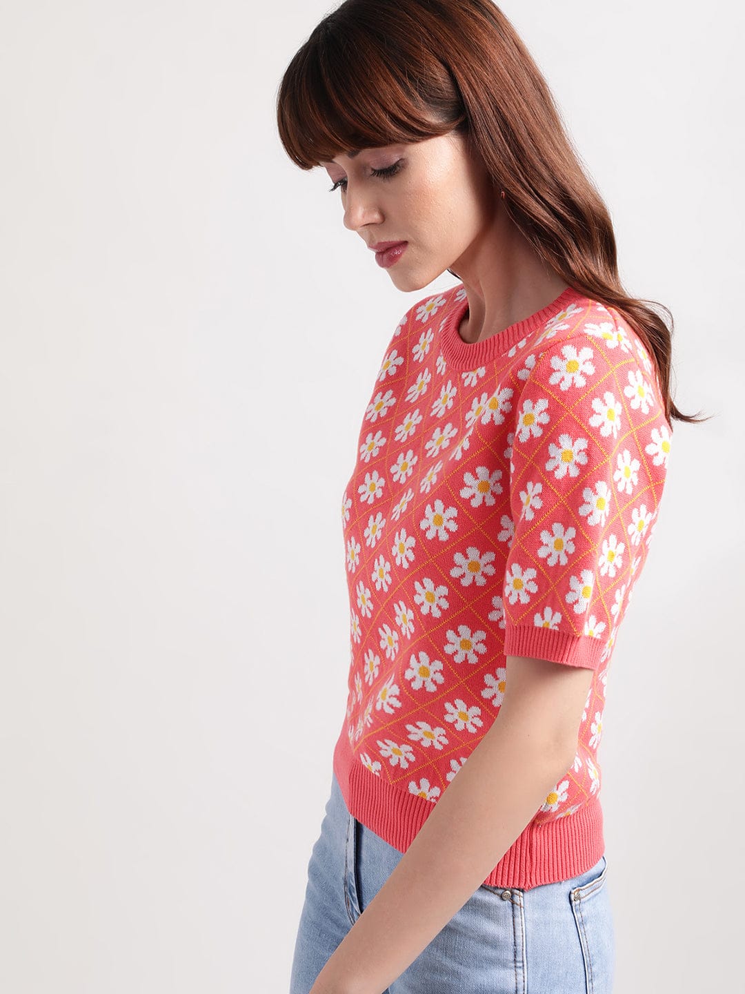 Elle Women Pink Top