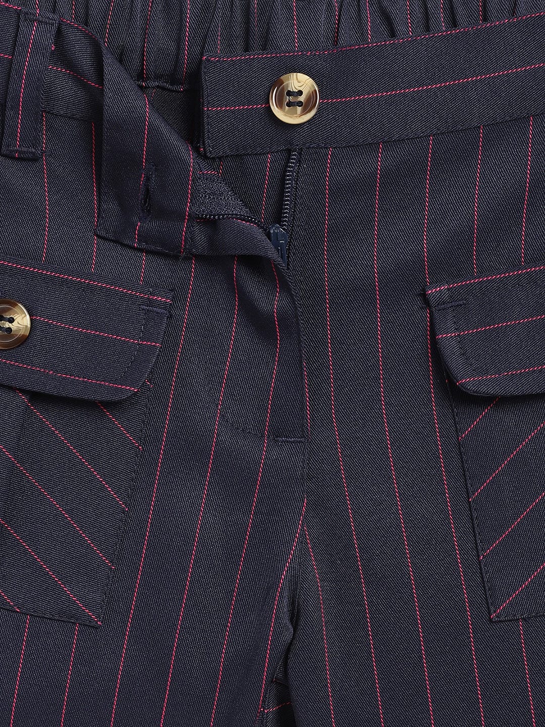 Blue Giraffe Girls Blue Regular Fit Shorts