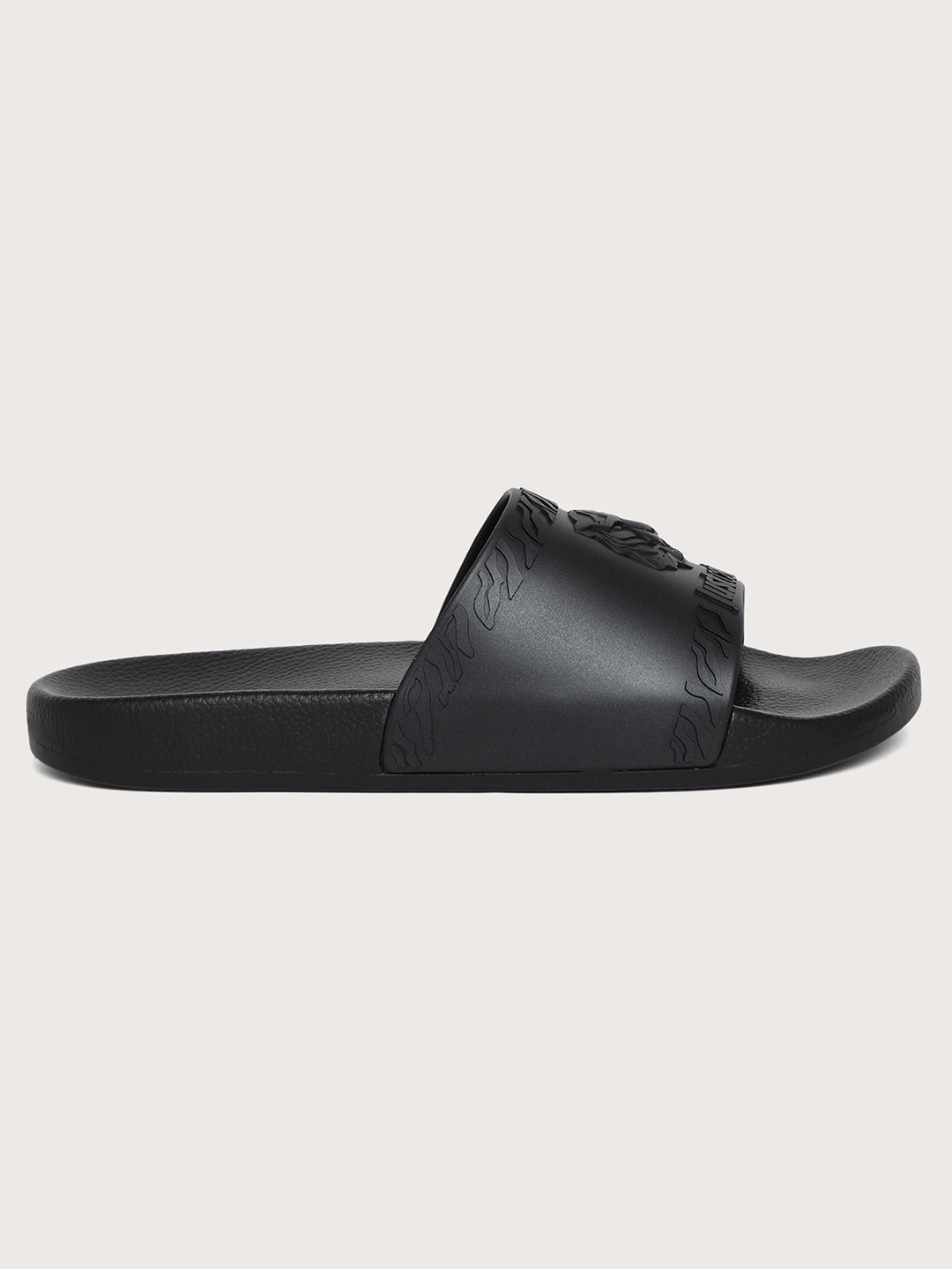 Just Cavalli Men Black Sliders