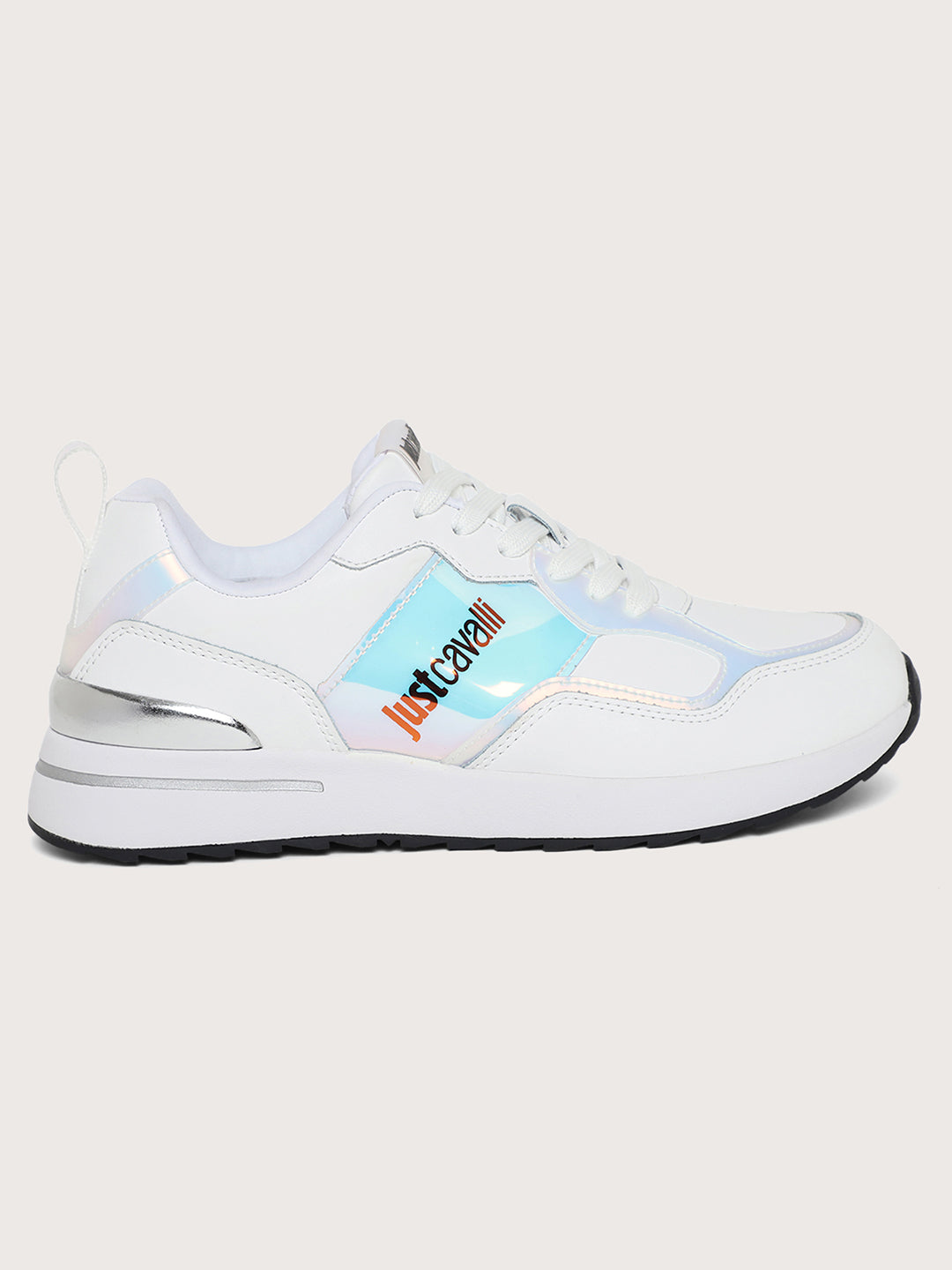 Just Cavalli Women White Sneakers