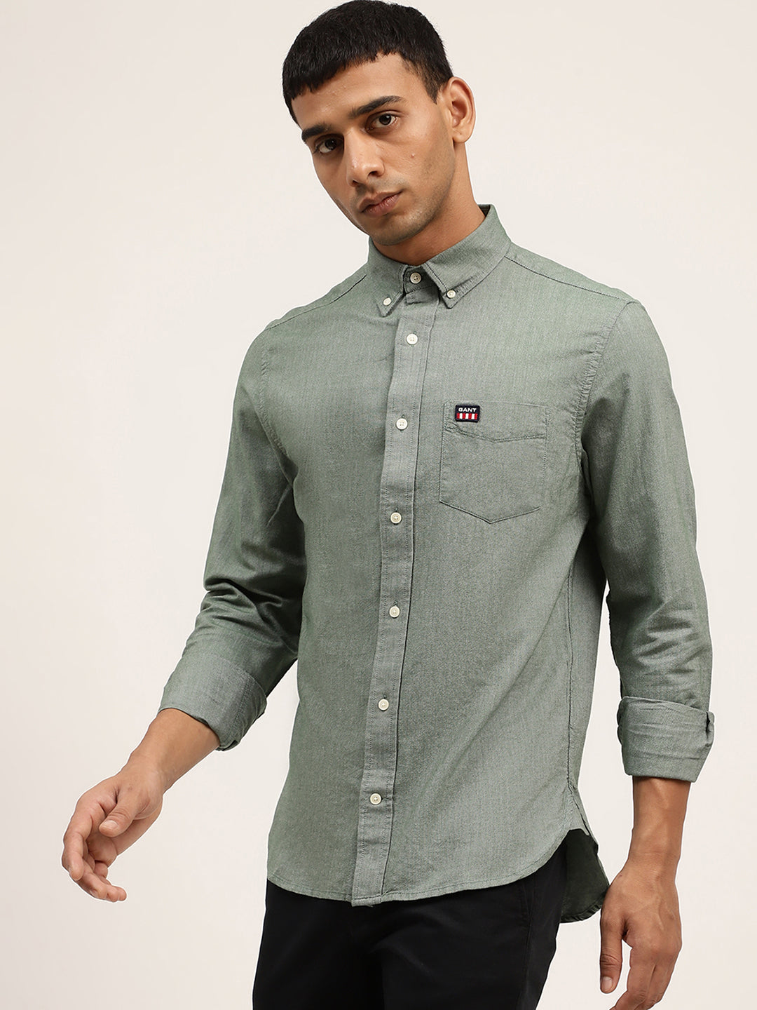 Gant Green Regular Fit Shirt