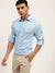 Harsam Men Blue Solid Collar Shirt