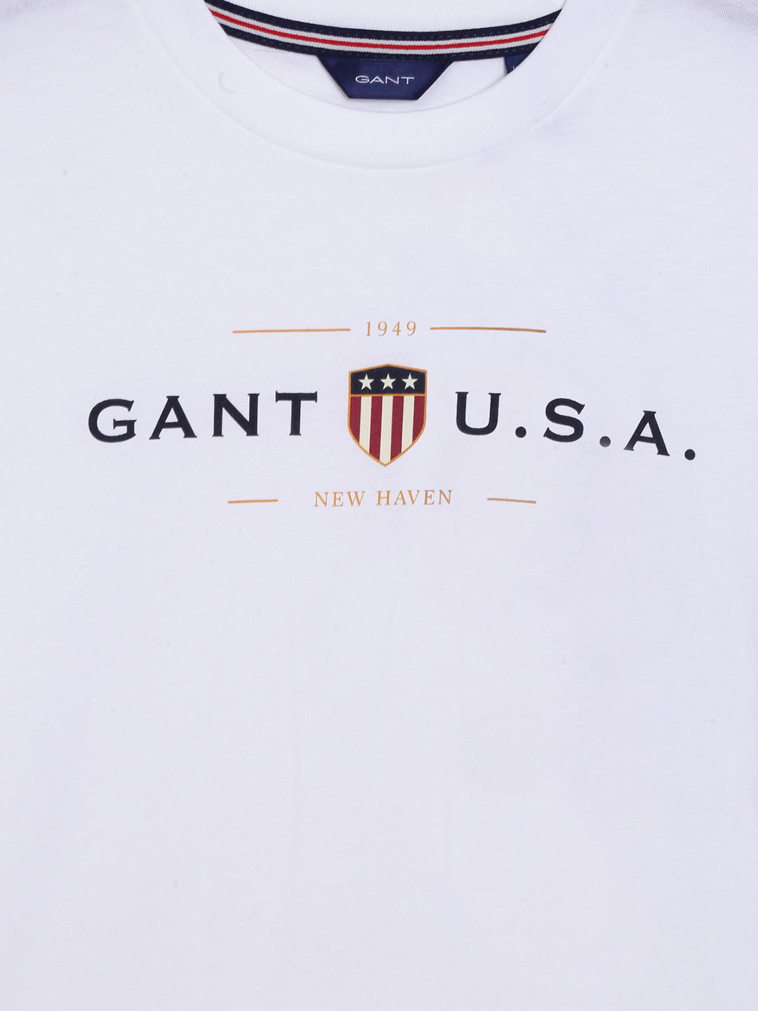 Gant Kids White Logo Regular Fit T-Shirt