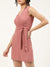 Centre Stage Women Rust Solid Dress