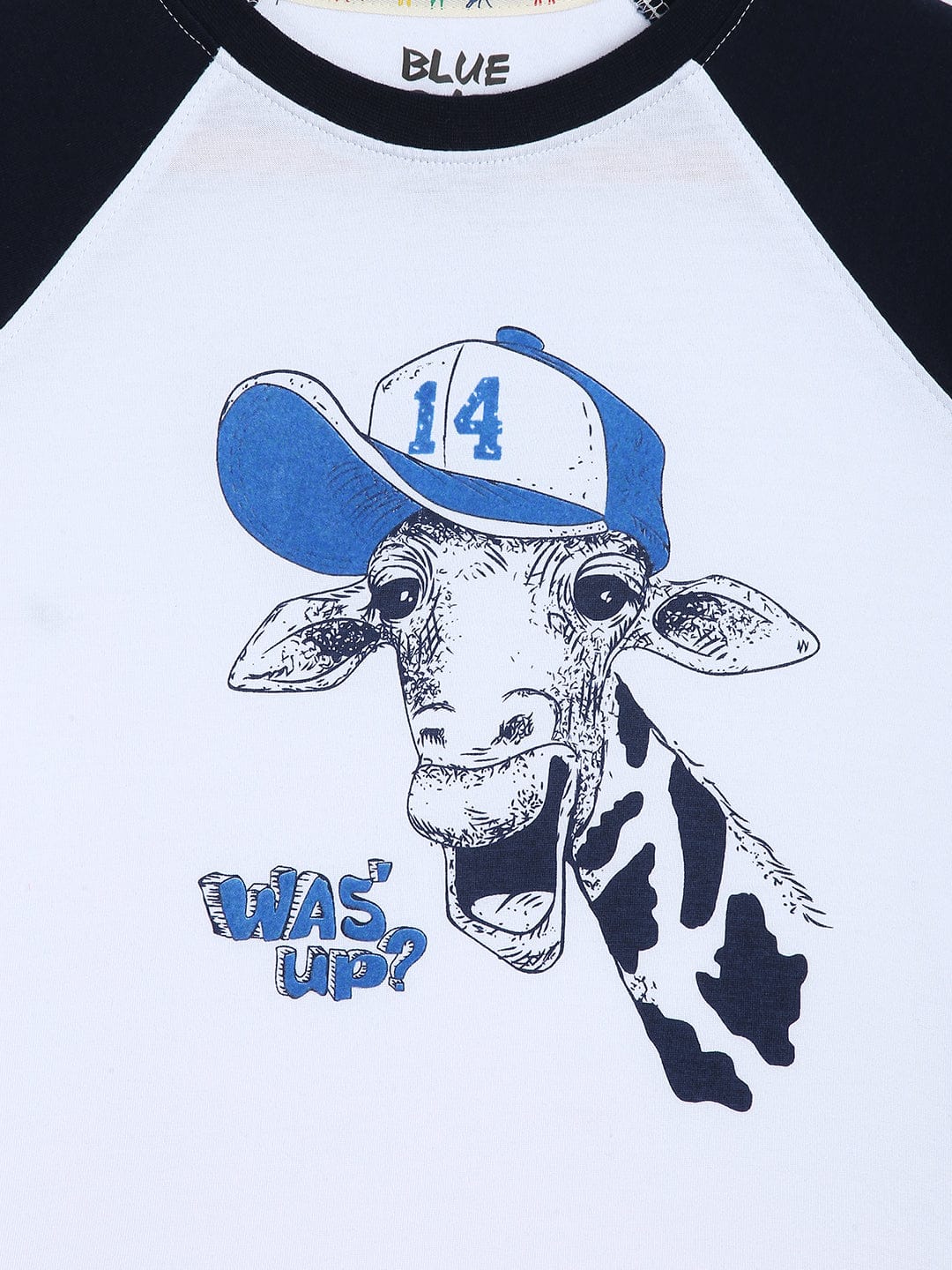 Blue Giraffe Boys Tshirt