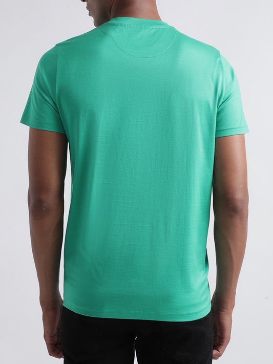Iconic Green Logo Regular Fit T-Shirt