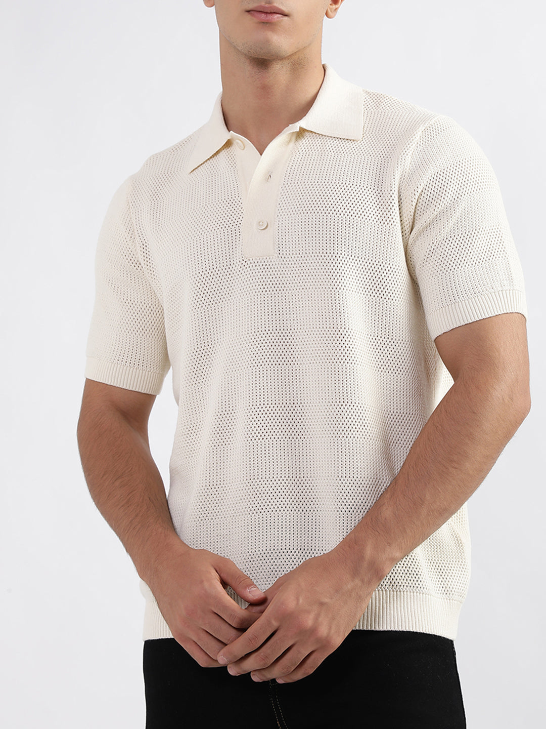 Gant Cream Relaxed Fit Polo T-Shirt