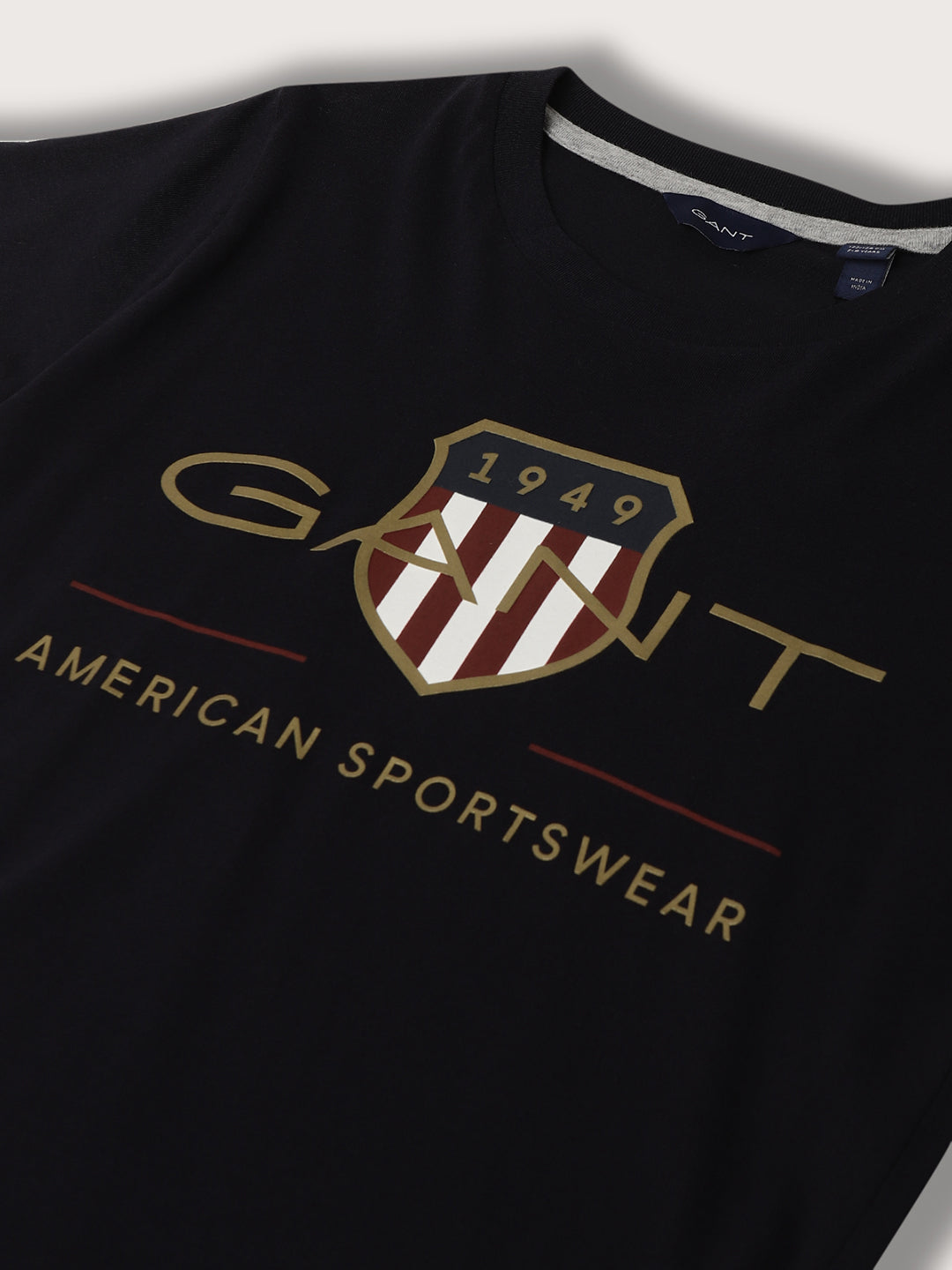 Gant Kids Navy Logo Regular Fit T-Shirt