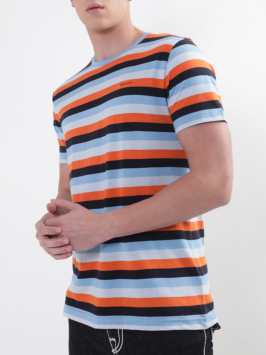 Gant Multi Striped Regular Fit T-Shirt