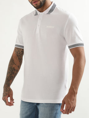 Antony Morato Men Polo Collar Slim Fit T-shirt