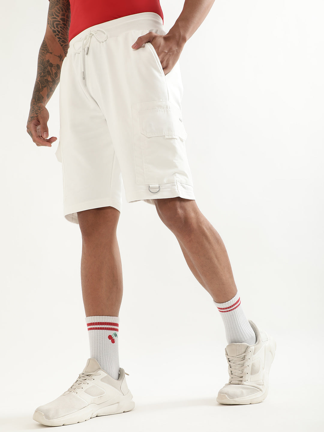Antony Morato Men Mid-Rise Cotton Shorts