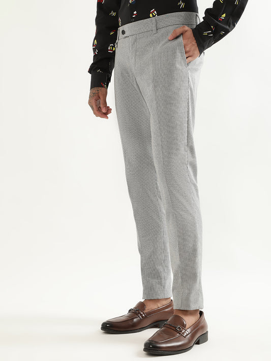 Antony Morato Men Cotton Mid-Rise Skinny Fit Trousers
