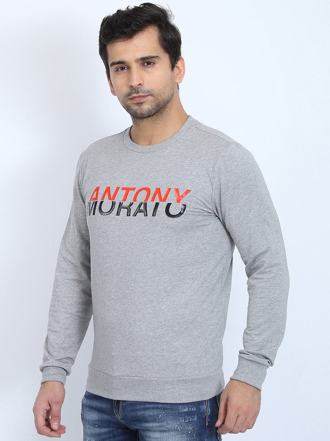 Antony Morato Men Grey Tshirt