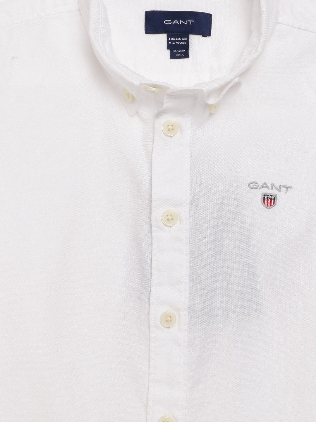 Gant Kids White Regular Fit Shirt