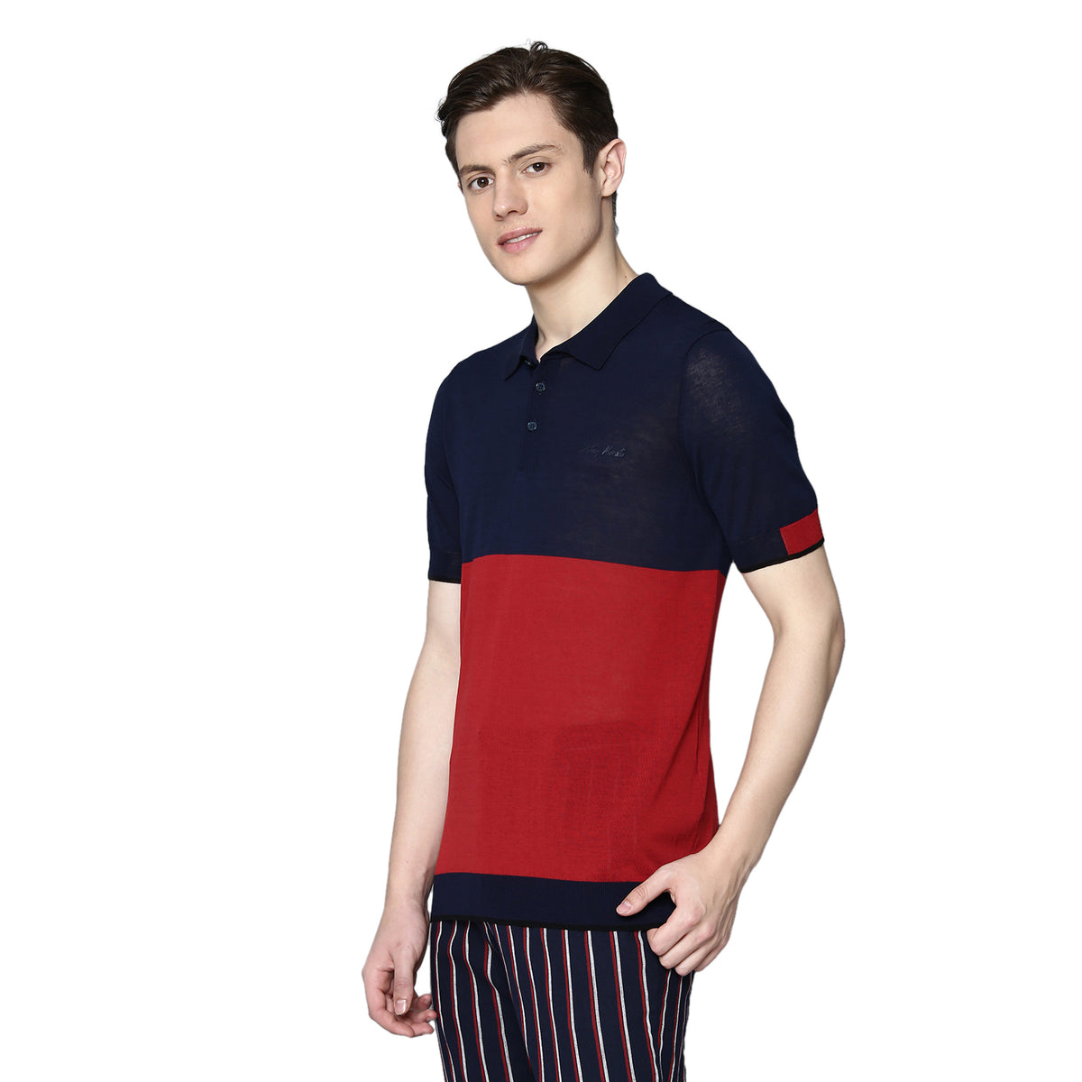 Antony Morato Men Red Solid Round Neck Sweater