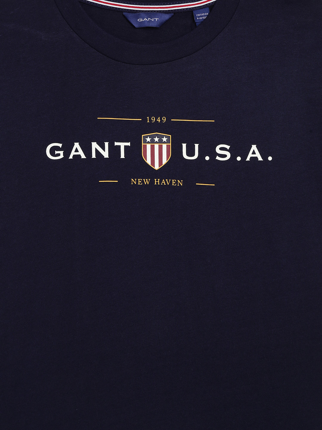 Gant Kids Navy Logo Regular Fit T-Shirt