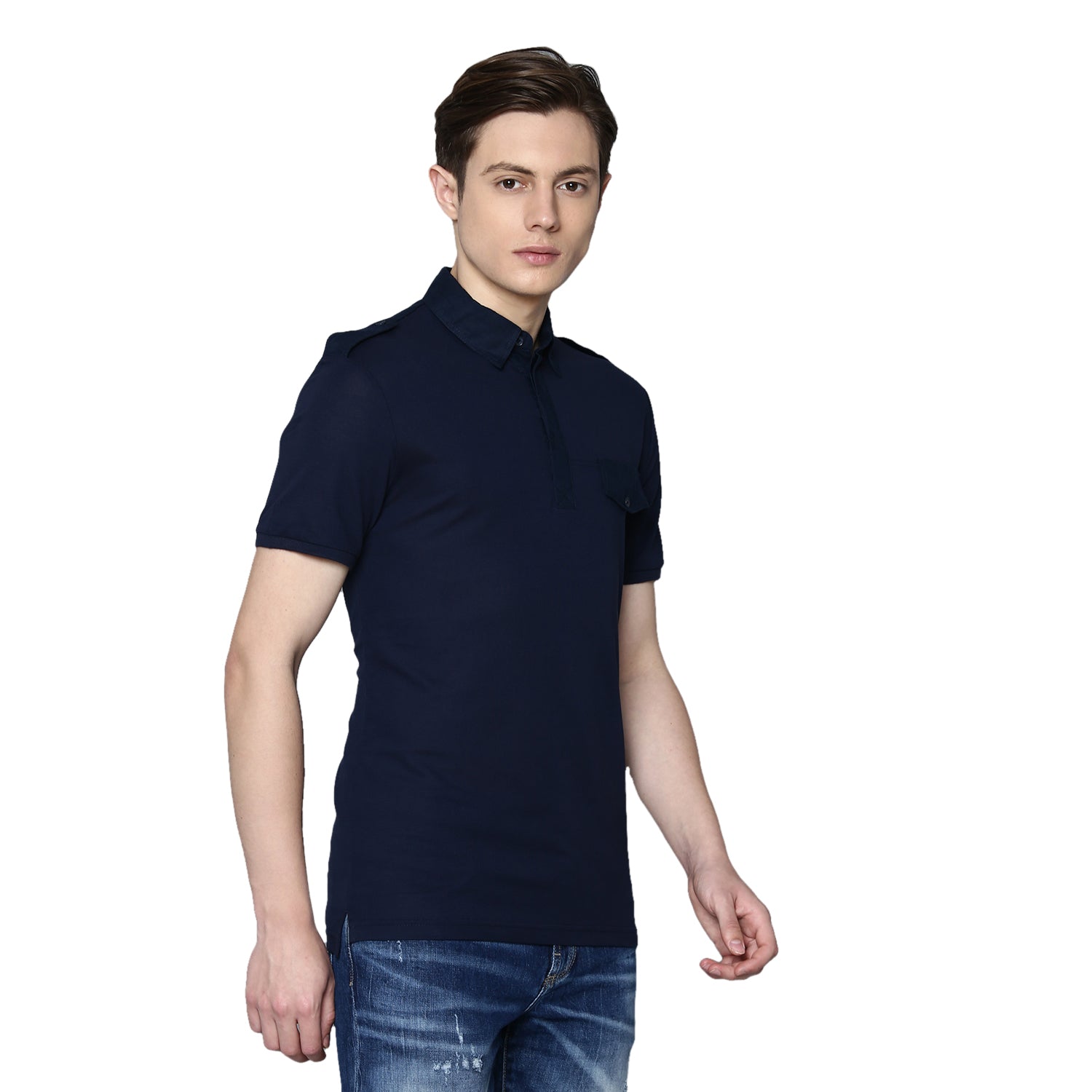 Antony Morato Blue Slim Fit Polo T-Shirt