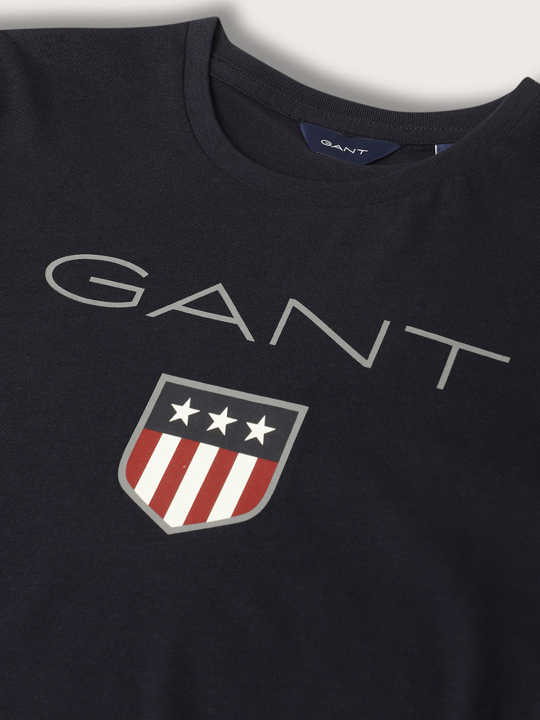 Gant Kids Navy Logo Regular Fit T-Shirt