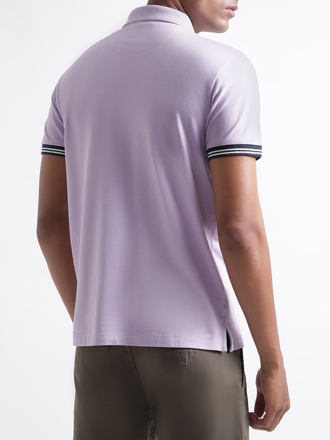 Iconic Lilac Regular Fit Polo T-Shirt