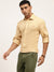 Harsam Men Brown Solid Collar Shirt
