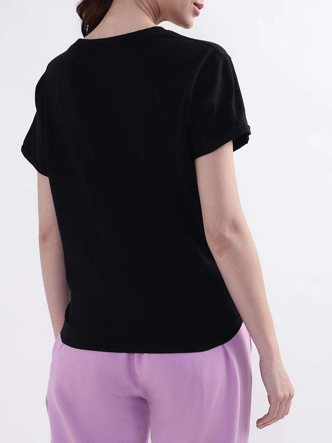 Dkny Black Logo Regular Fit T-Shirt