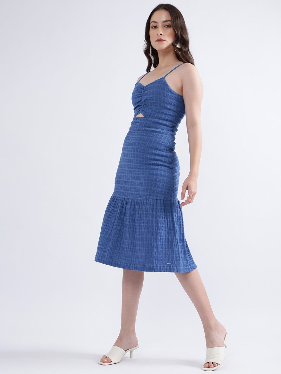 Elle Women Blue Dress