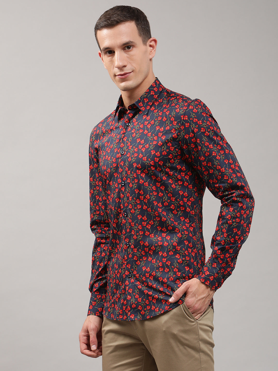 Antony Morato Multi Floral Print Slim Fit Shirt