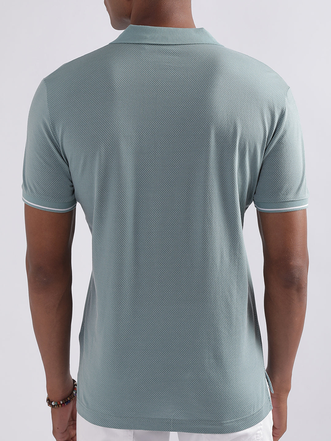 Antony Morato Turquoise Slim Fit Polo T-Shirt