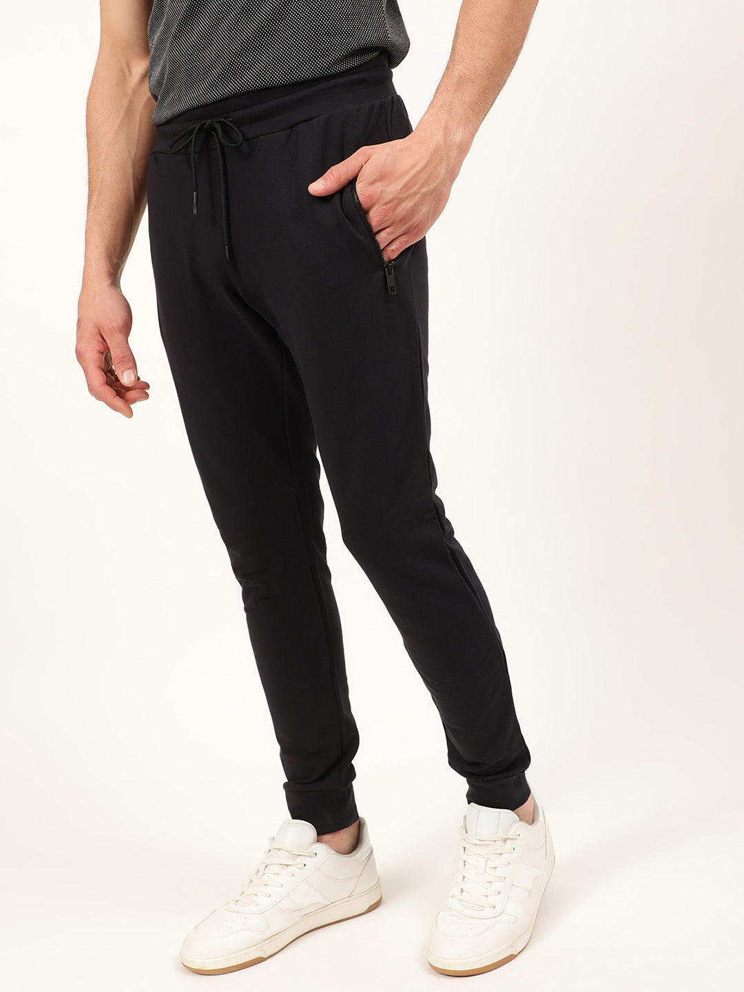 Antony Morato Men Blue Solid Slim-fit Joggers
