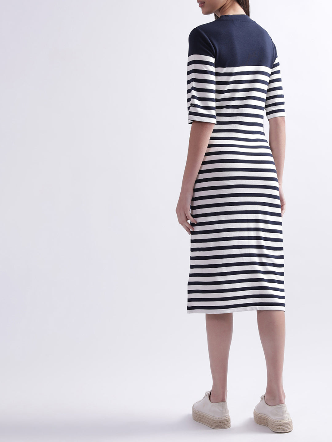 Gant Striped Midi T-shirt Dress