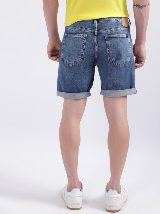Gant Men Washed Regular Fit Denim Shorts