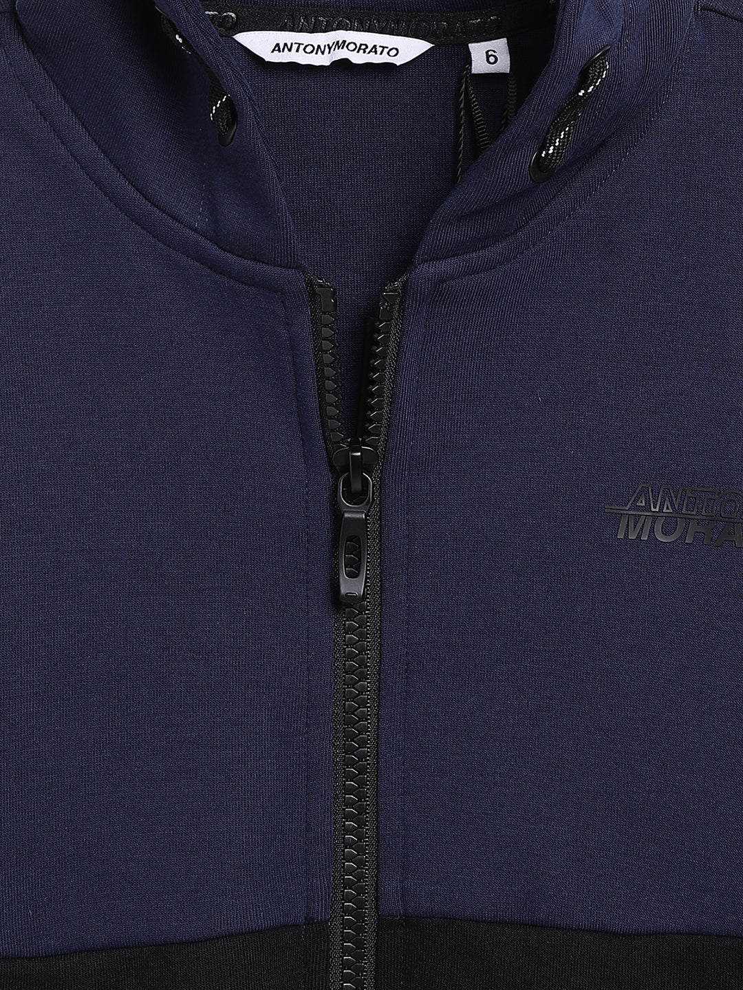 Antony Morato Boys Yellow Printed Hooded Sweatshirt