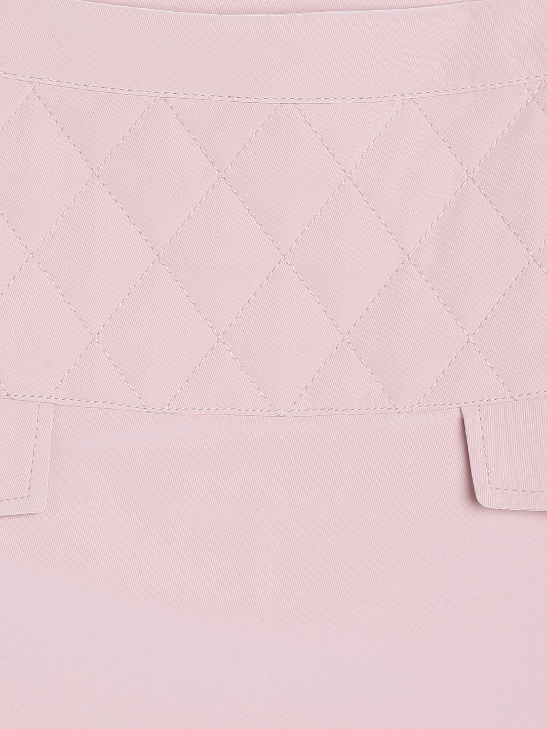 Elle Kids Girls Pink Solid Regular Fit Skirt