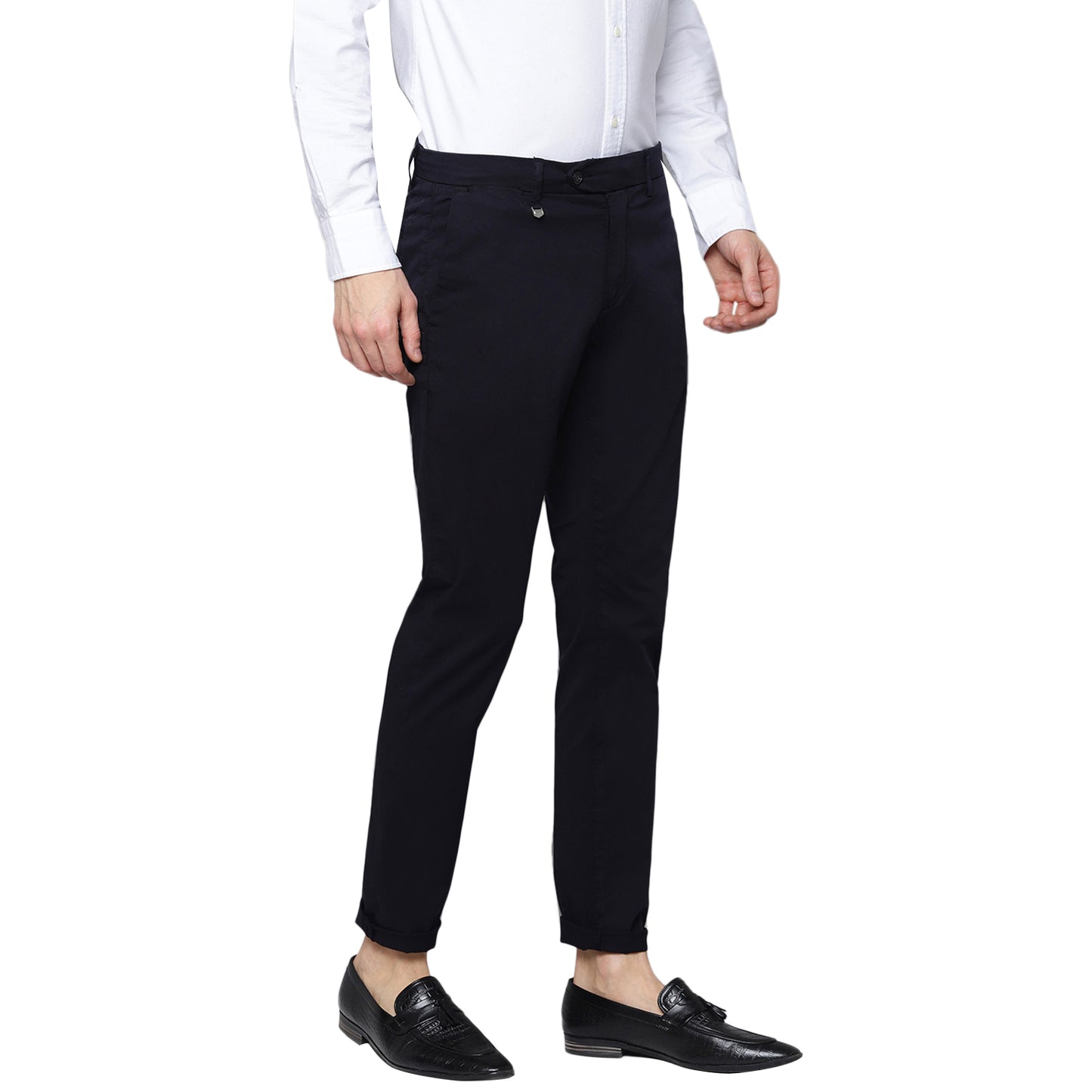 Antony Morato Men Blue Solid Skinny Fit Trouser
