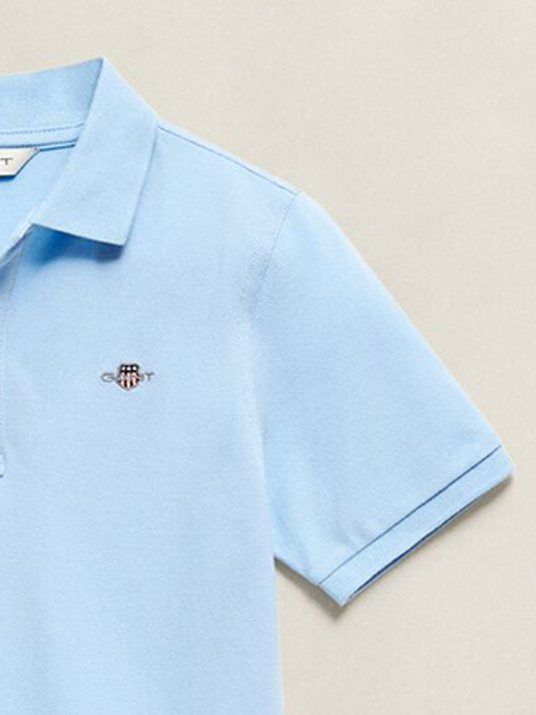 Gant Boys Cotton Blue Polo T-Shirt