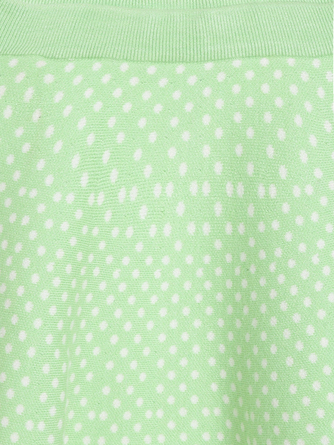 Elle Kids Girls Green Self-Design Regular Fit Skirt
