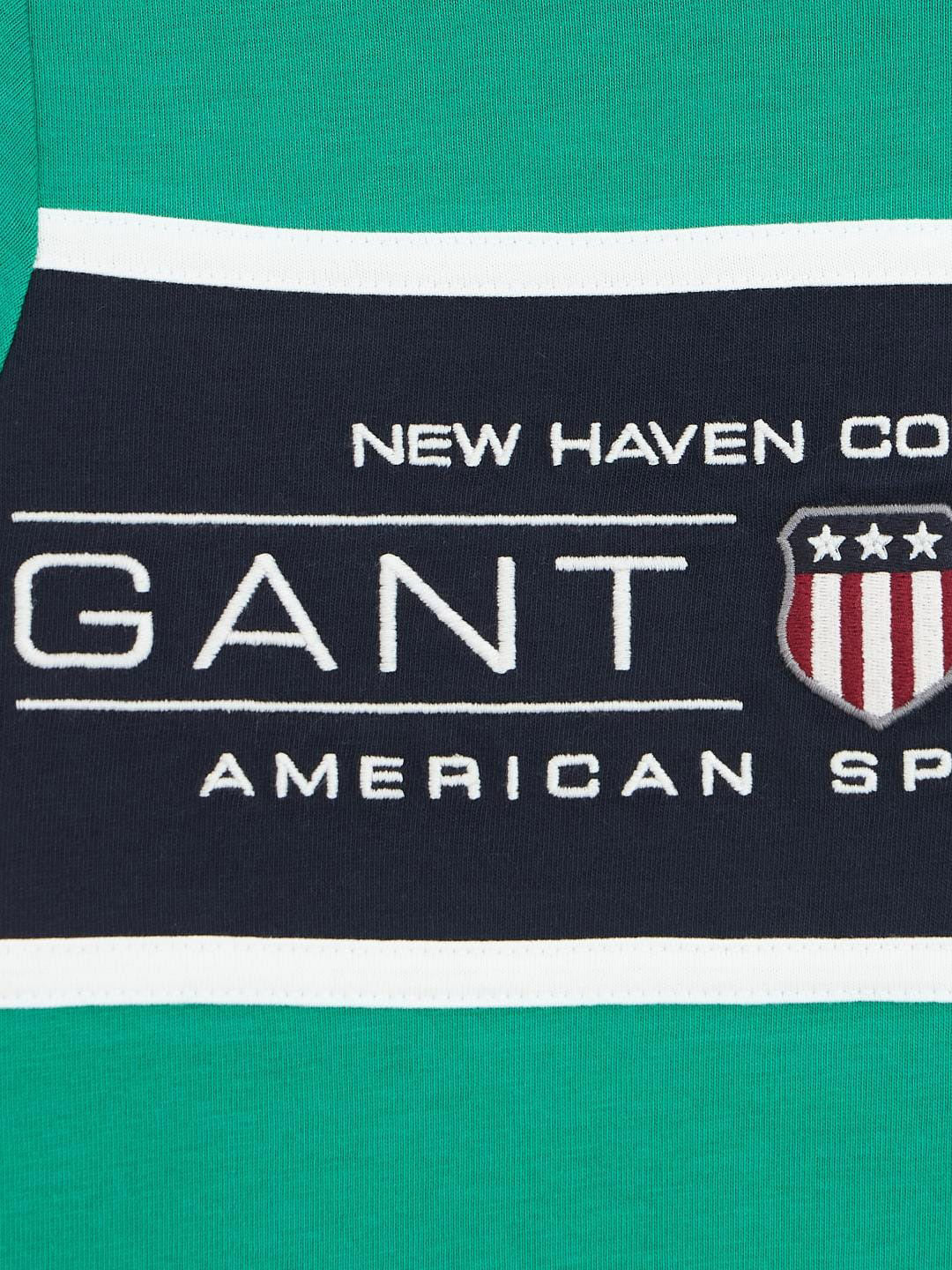 Gant Boys Green Round Neck Tshirt