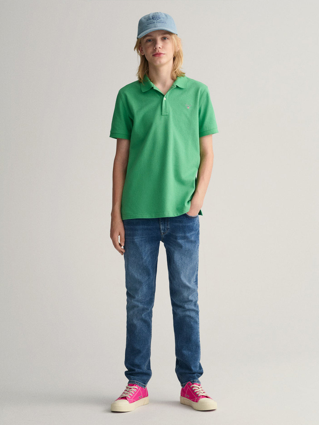 Gant Boys Slim Fit Light Fade Clean Look Jeans