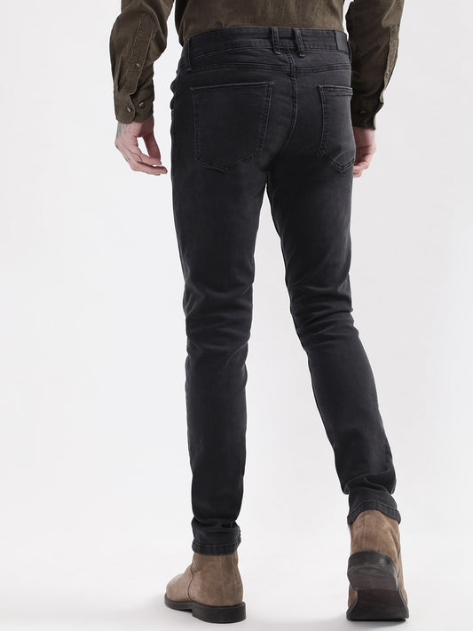 Matinique Men Black Solid Regular Fit Jeans