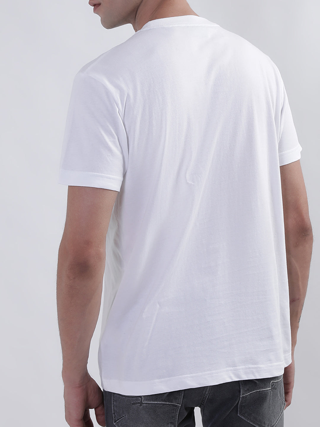 Gant White Logo Regular Fit T-Shirt
