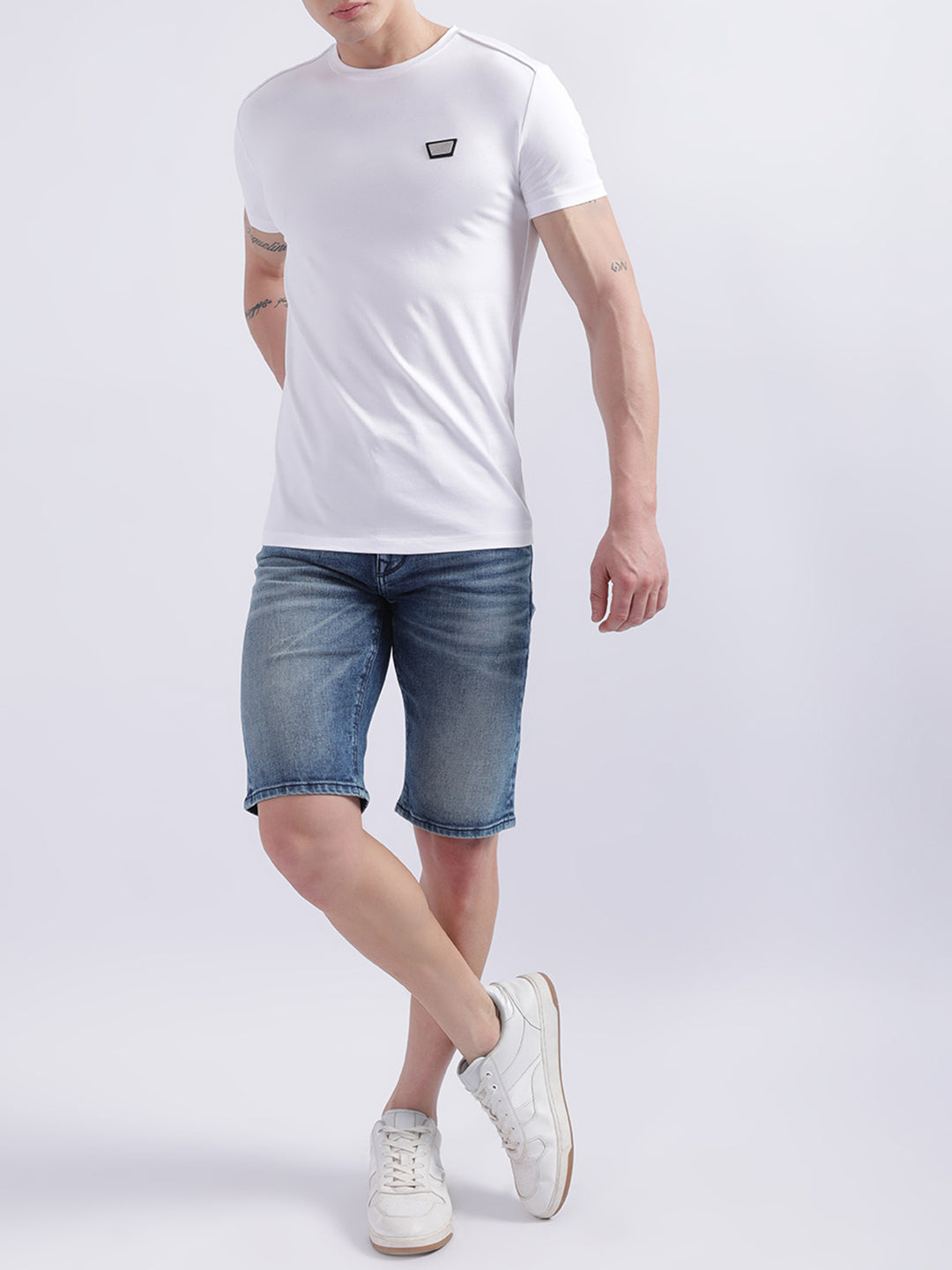Antony Morato White Slim Fit T-Shirt