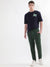 Gant Men Green Solid Relaxed Fit Sweatpant