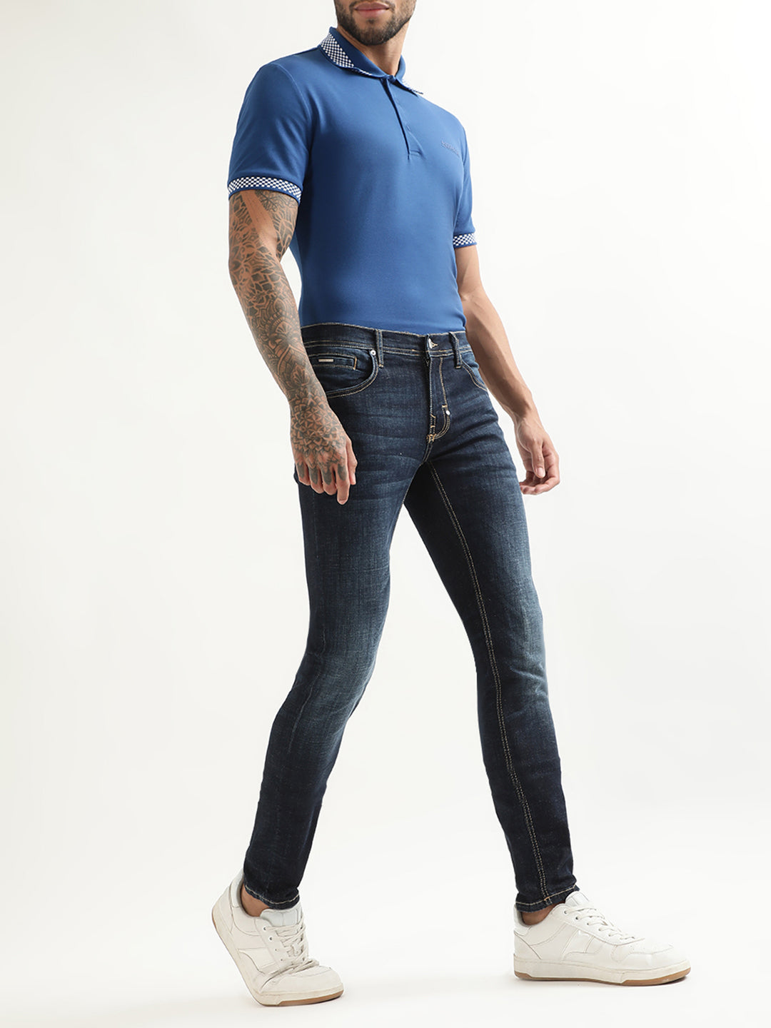 Antony Morato Polo Collar Slim Fit Cotton T-shirt