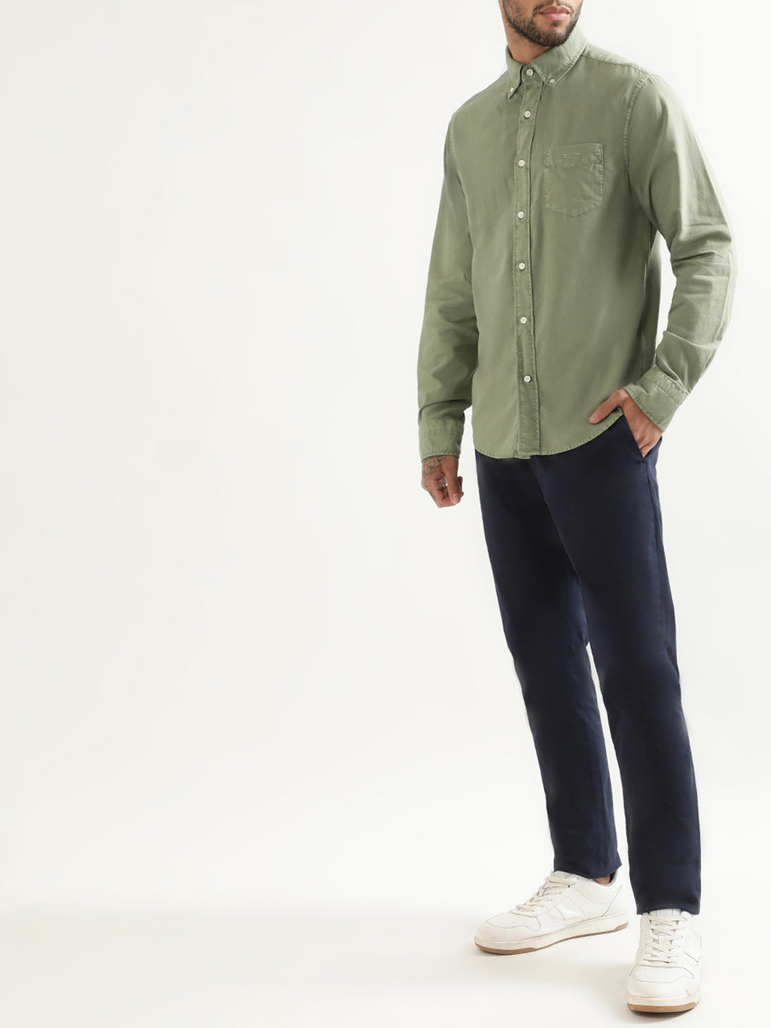 Gant Green Regular Fit Shirt