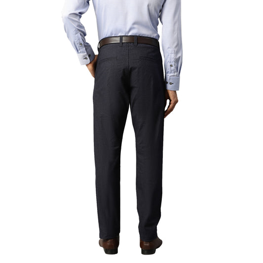 Matinique Men Blue Solid Slim Fit Trouser