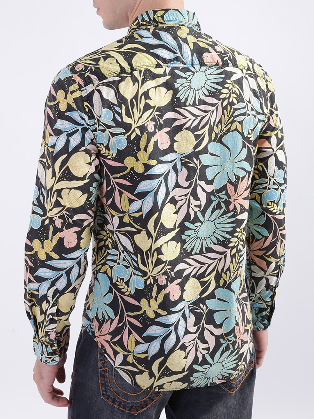 True Religion Multi Fashion Floral Print Regular Fit Shirt